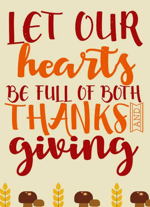 Thanks and Giving