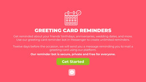 Greeting Card Reminder Bot