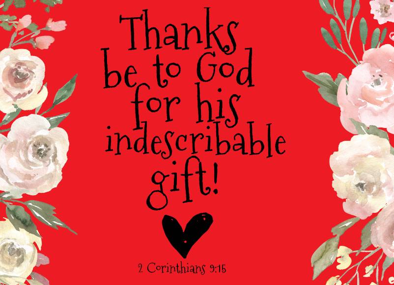 Indescribable Gift (2 Corinthians 9:15, NIV) Bulletins, 100 -  Christianbook.com