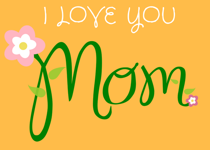 I Love You Mom (Yellow)