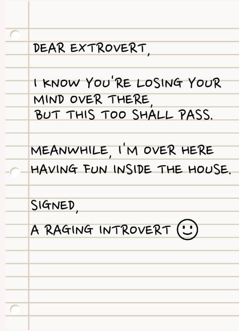 Dear Extrovert