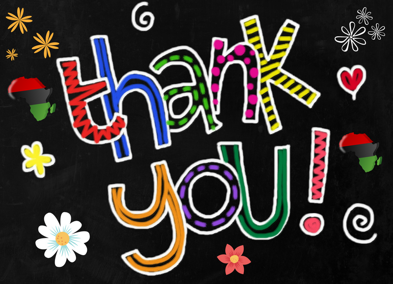 Asante Swahili Thank You Postcards Greeting Cards Culture