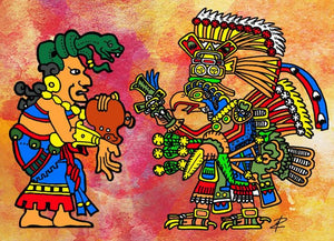 Aztec Mayan Orange