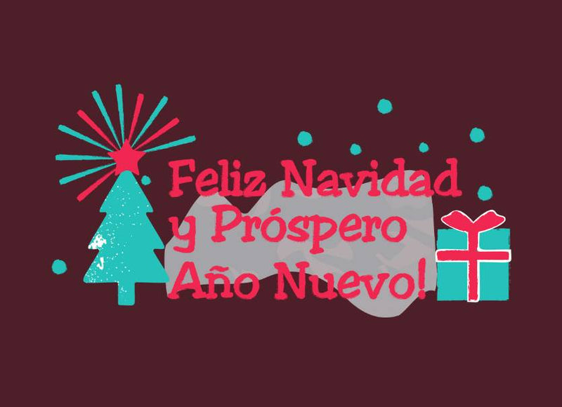 Feliz Navidad y Próspero Año Nuevo - Spanish Christmas Greeting Cards – Culture Greetings®
