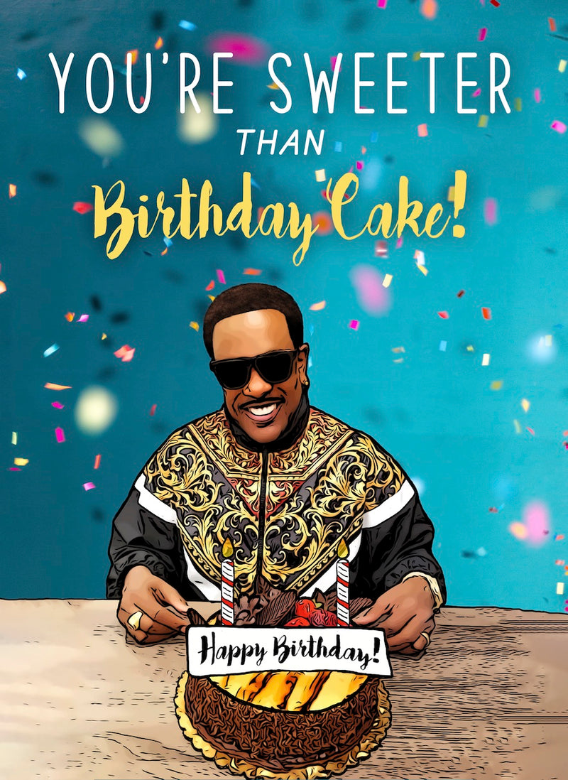 Birthday Cake - Charlie Wilson's Black Greeting Cards - Culture ...