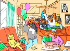 A Wonderful Black Family Birthday
